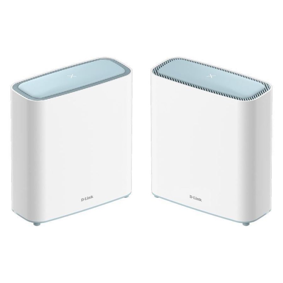 D-link m32-2 eagle pro ai ax3200 sistema mesh con ottimizzatore wi-fi 6 dual band del traffico con ai parental control ai porte gigabit mu-mimo 1024 qam ofdma wpa3 (2 dispositivi)