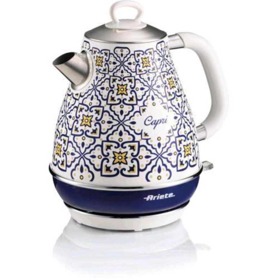 Ariete 2869 bollitore capri edition base cordless girevole 1.7 lt 2.000 w infusi, the, tisane, autospegnimento