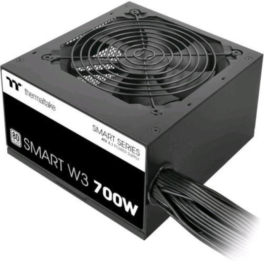 Thermaltake smart w3 alimentatore 700 w atx 3.1 80 plus white non modulare nero