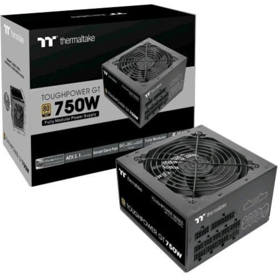 Thermaltake toughpower gt alimentatore 750 w 80 plus gold modulare nero