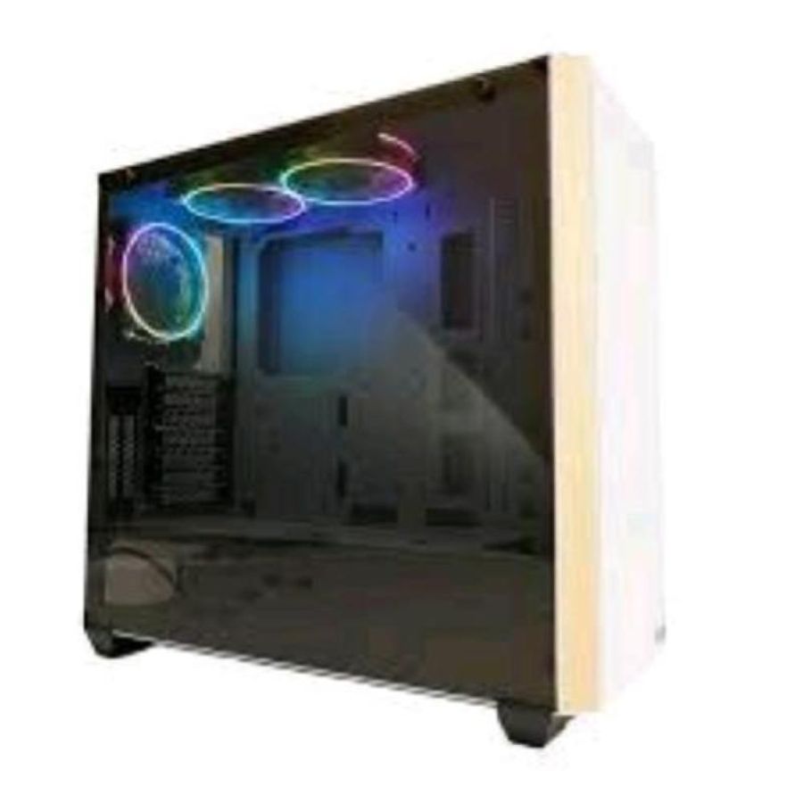 Inwin 216 white middle tower vminitx/matx/atx/e-atx etro temperato pure white