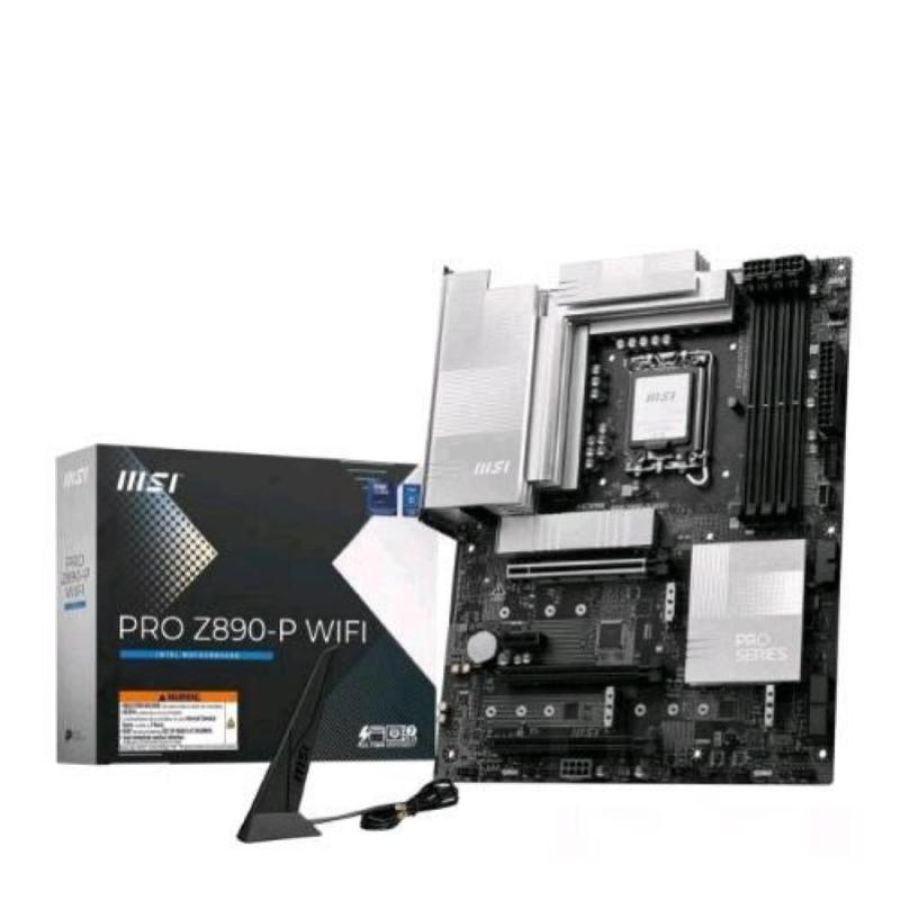 Msi scheda madre pro z890-p wifi z890lga18514ddr53pci-ex161pci-ex14m.2 1usb4 1usb3.2 gen2 x2 2usb