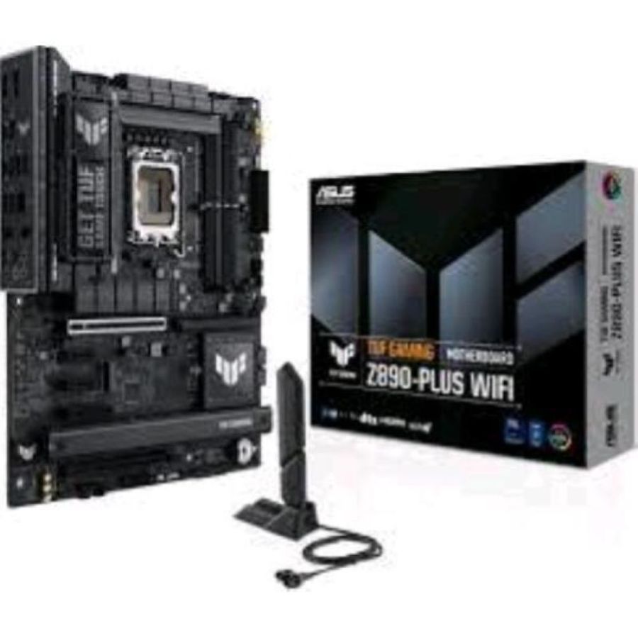 Asus tuf gaming z890-plus wifi scheda madre intel atx 16121 fasi di alimentazione slot ddr5 pcie 5.0 gpu di nuova generazione 1xusb4 1xusb 20gbps 4 slot m.2 wi-fi 7 intel 2.5 gb