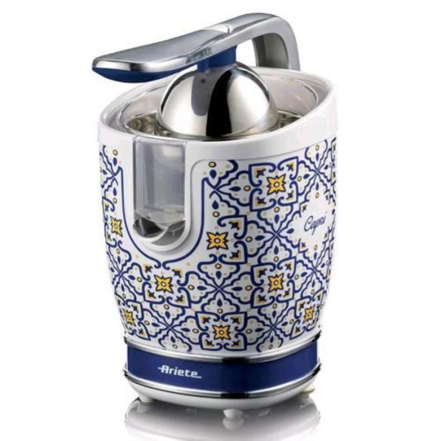 Ariete capri edition spremiagrumi elettrico 85w corpo in metallo con leva 2 coni beccuccio salvagoccia