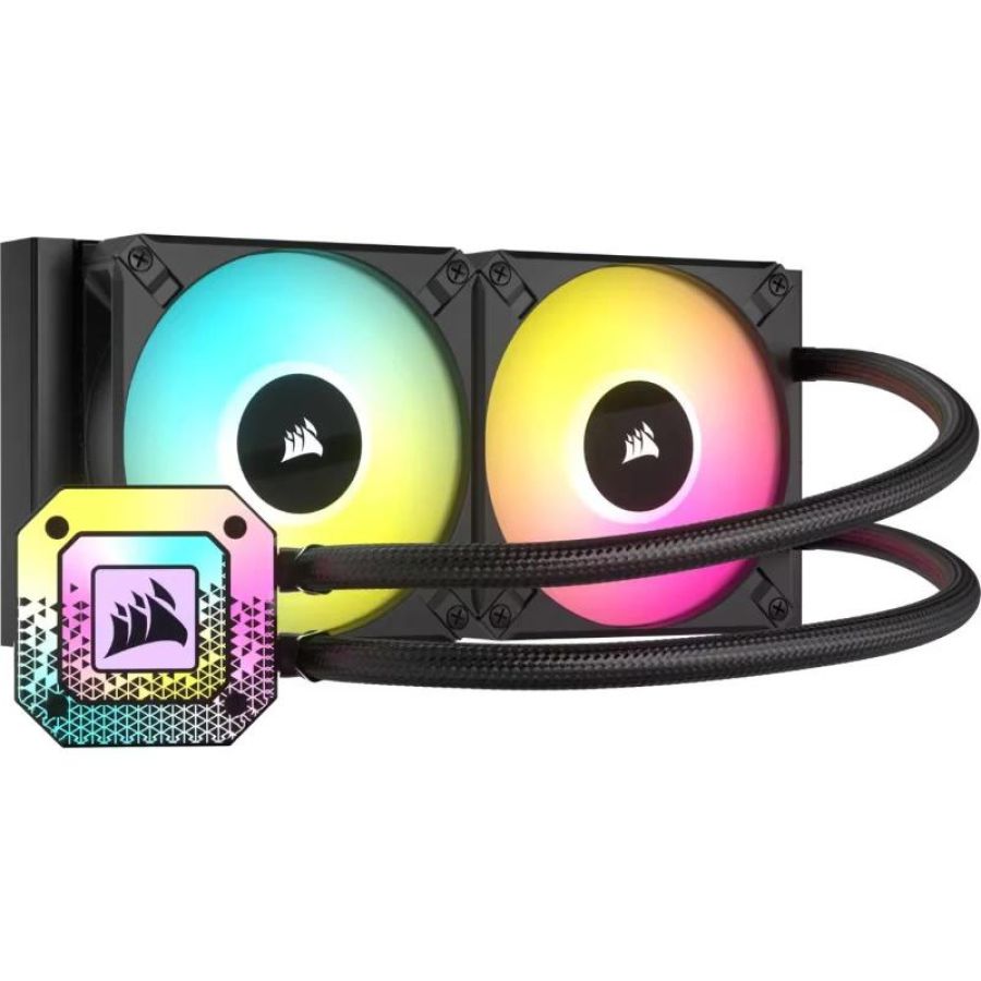 Corsair icue h100i elite capplix xt cpu liquid cooler intel 1700/1200/2066 amd am4/strx4 corsair renewed