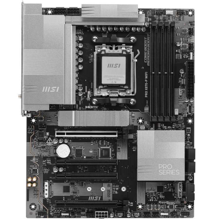 Msi scheda madre amd pro x870-p wifix870am54ddr54pci-ex163m.24sata31usb41usb3.2 gen2x23usb3.2 gen24u