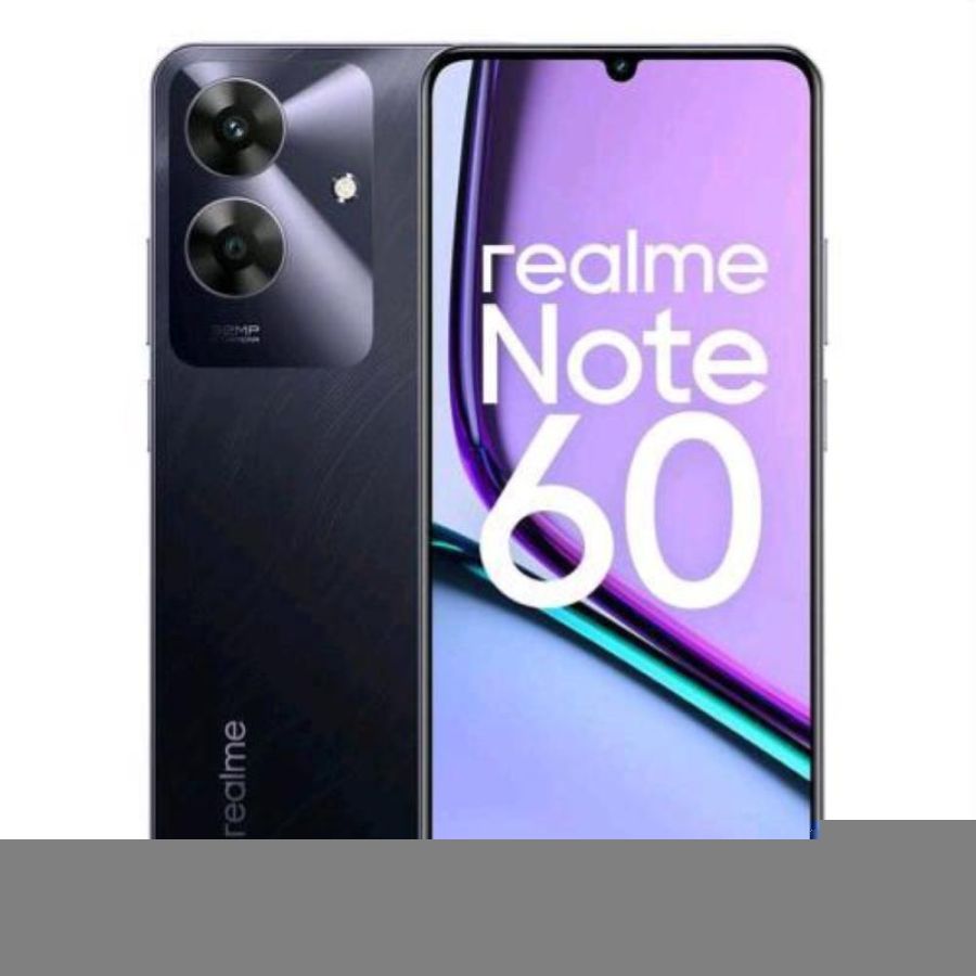 Realme note 60 4-128gb 6.74`` dual sim marble black