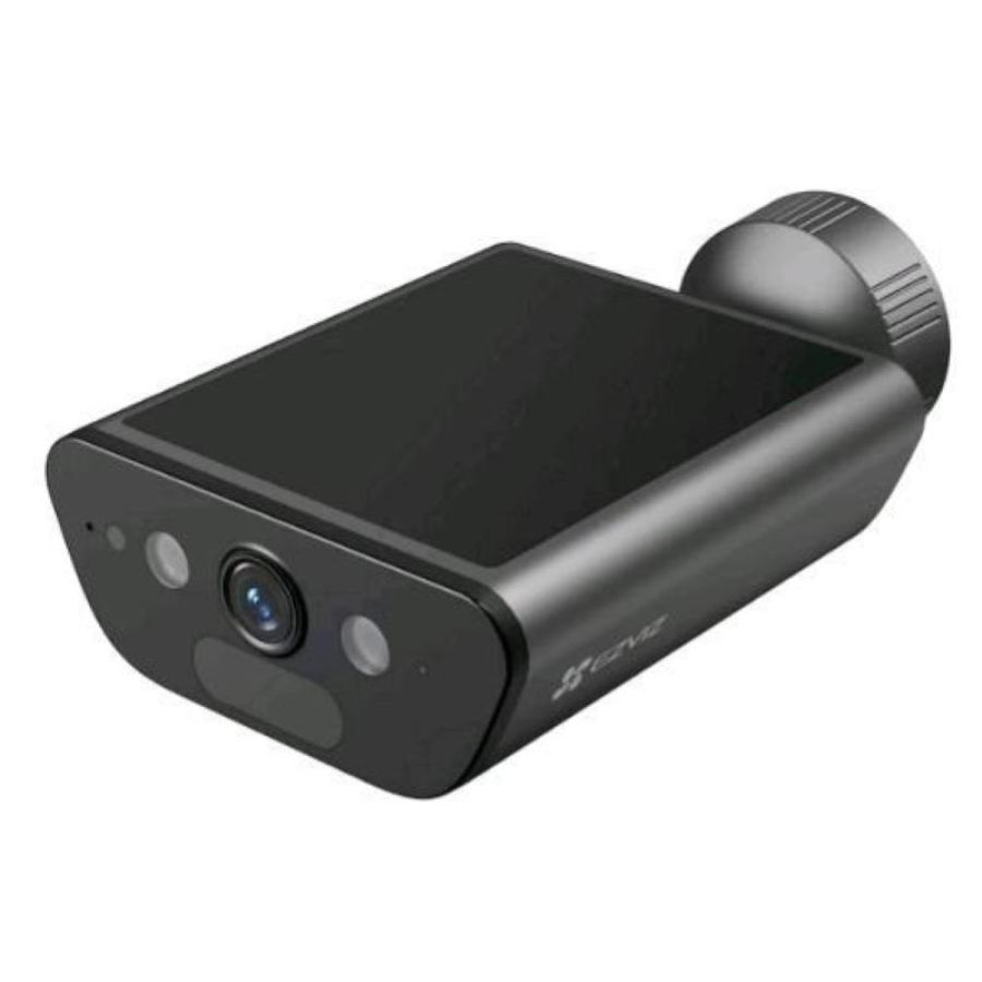 Ezviz eb5 telecamera da esterno ip a batteria con pannello solare integrato 4k hd 8mpx ip65 visione notturna audio bidirezionale nero