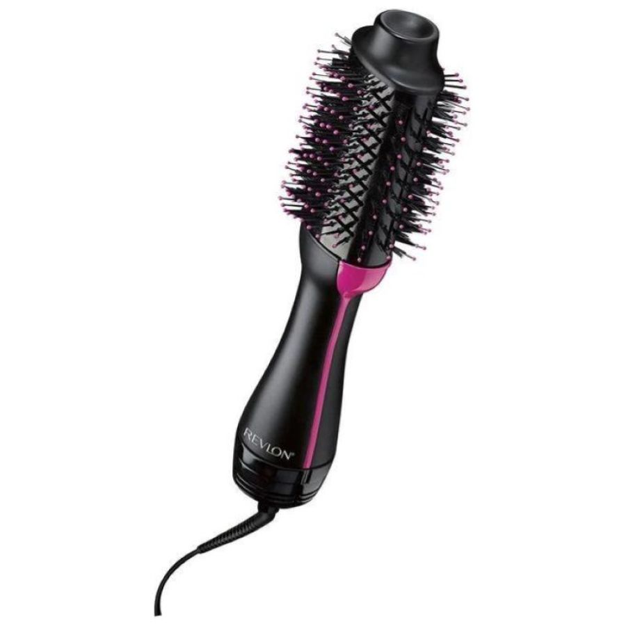 Revlon rvdr5222e2 salon one-step hair spazzola per capelli asciugacapelli e volumizzante 800 w nero-rosa