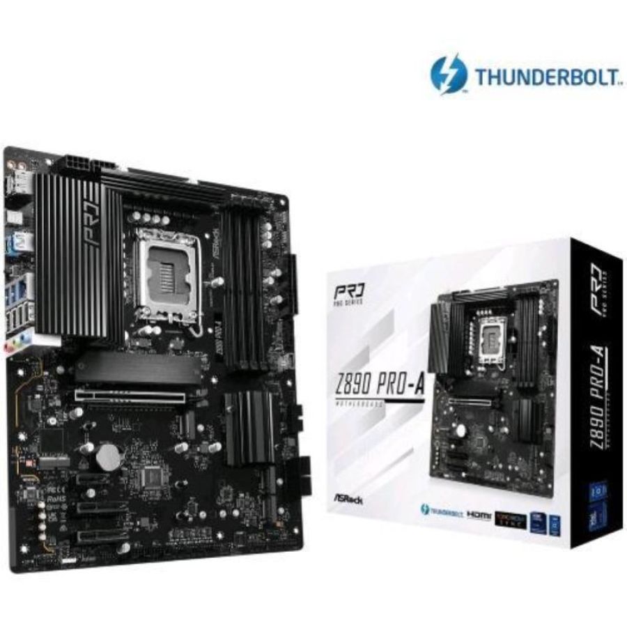 Asrock z890 pro-a intel z890 scheda madre sockek lga 1851 atx ddr5 pcie 5.0