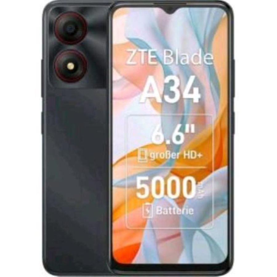 Zte blade a34 dual sim 6.6 64gb ram 4gb 4g lte italia grey