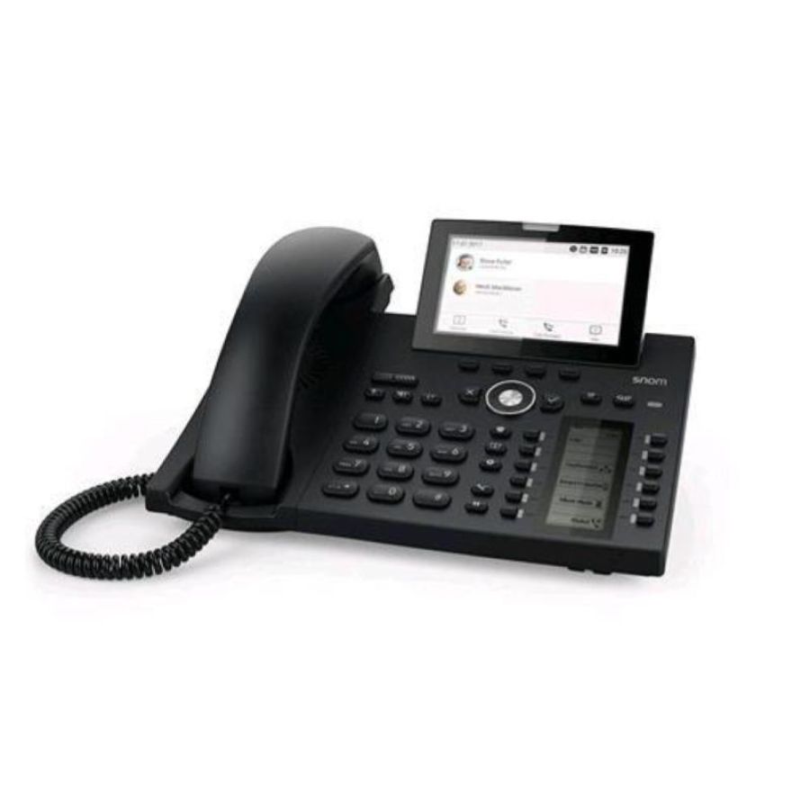 Snom d385 telefono ip 4.3 12 linee black