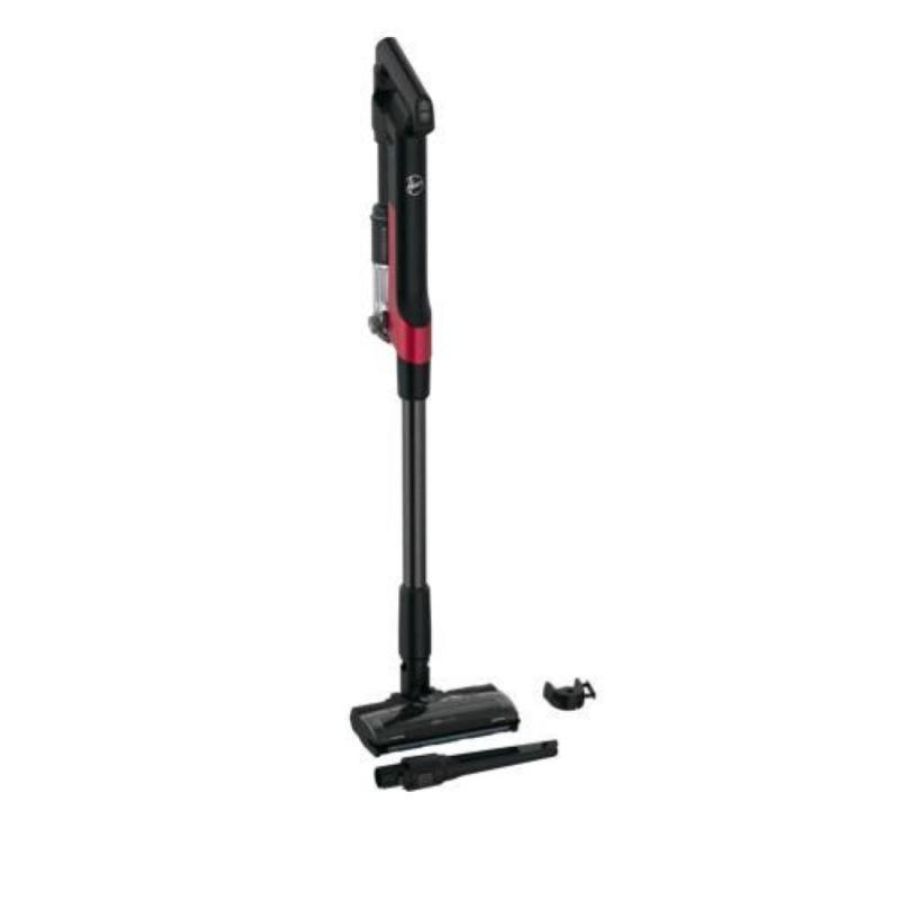 Hoover hf210h 011 scopa elettrica senza filo senza sacco filtro hepa tecnologia ciclonica spazzola con luci led tecnologia anti twist nero rosso