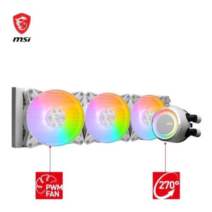 Msi mag coreliquid e360 bianco liquid cooler