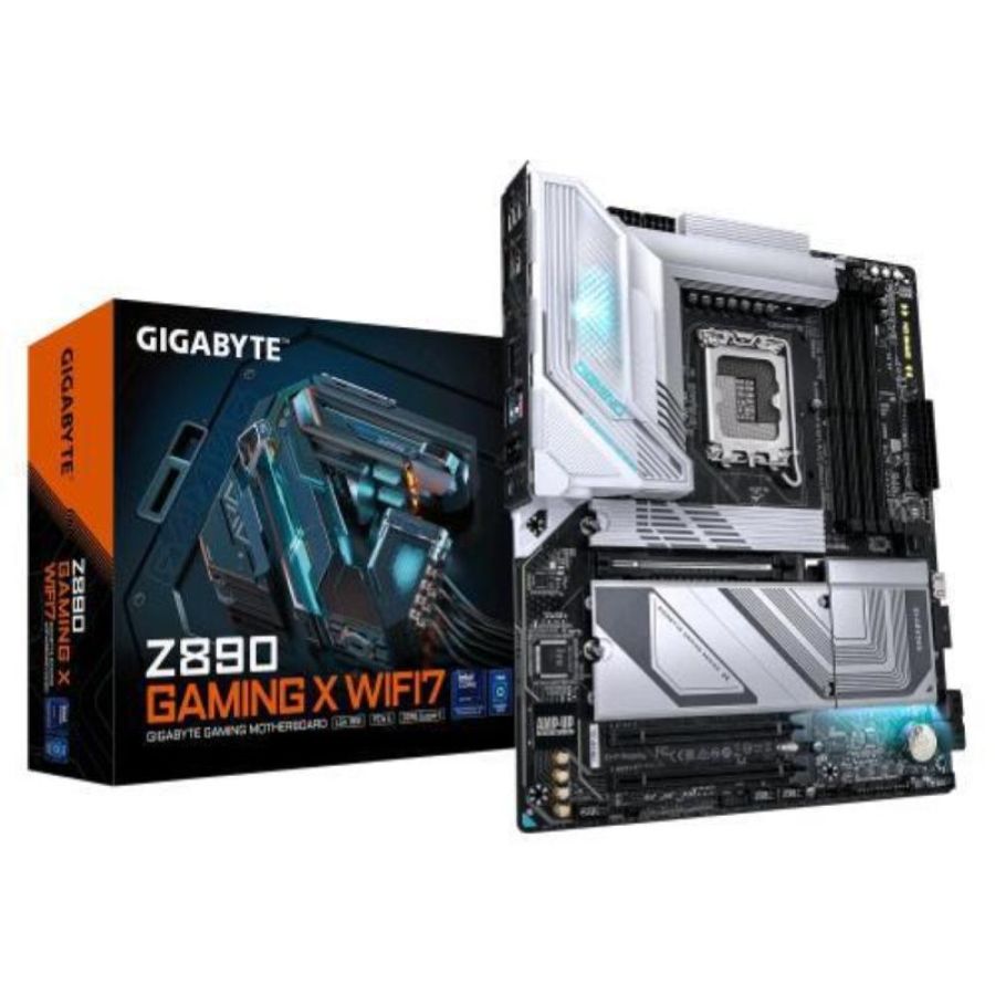 Gigabyte z890 gaming x wi-fi 7 scheda madre - supporta cpu intel core ultra (serie 2), vrm a 16+1+2 fasi, fino a 8800mhz ddr5 (oc), 1xpcie 5.0 + 3xpcie 4.0, wi-fi 7, lan 2.5gbe, usb 4