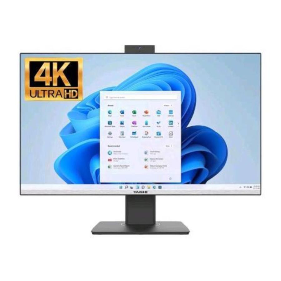 Yashi quantum s all in one 27 uhd i5-12400 2.5ghz ram 16gb-ssd 1.000gb nvidia quadro t1000 wi-fi 6-win 11 prof white (ay62834)
