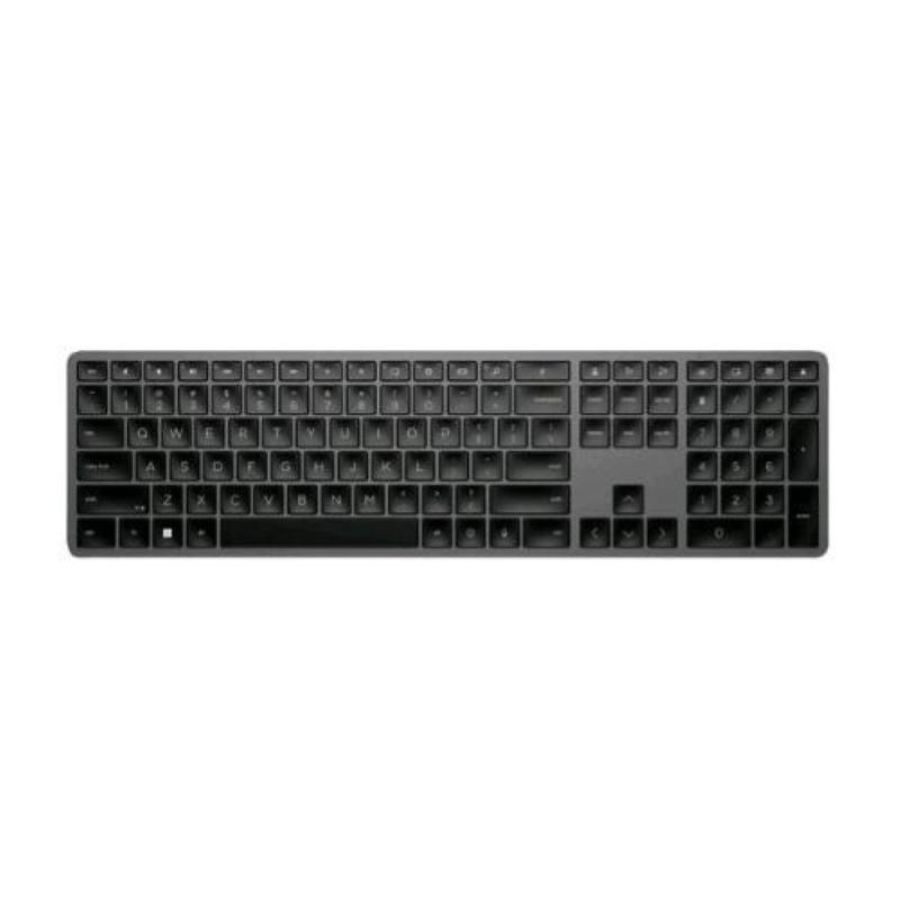 Hp dual mode 975 tastiera retroilluminata bluetooth layout italia adattatore nano black