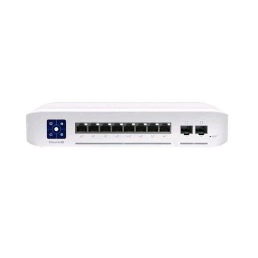 Ubiquiti unifi switch di rete 8 porte poe gestito l3 acciaio inox enterprise ethernet