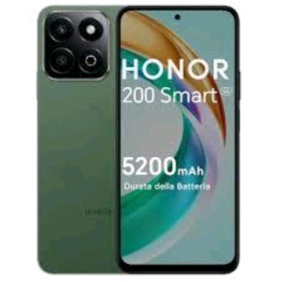 Honor 200 smart 5g dual sim 6.8 octa core 256gb ram 4gb 5g wind3 forest green
