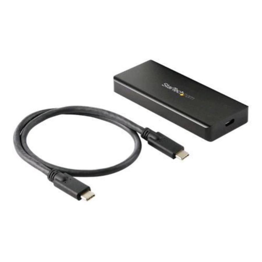 Startech m2e1bru31c box esterno per ssd m.2 nvme sata iii resistente all`acqua e alla polvere ip67 usb-c usb 3.1 gen 2 nero
