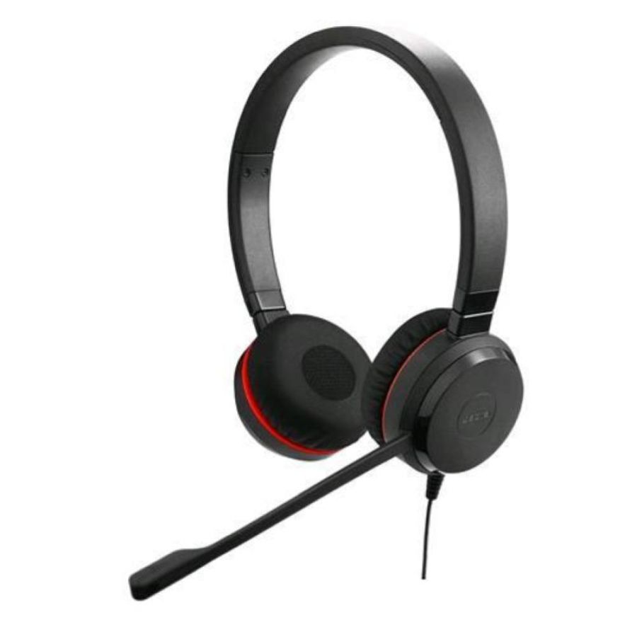Jabra evolve 20se cuffie stereo con microfono usb colore nero