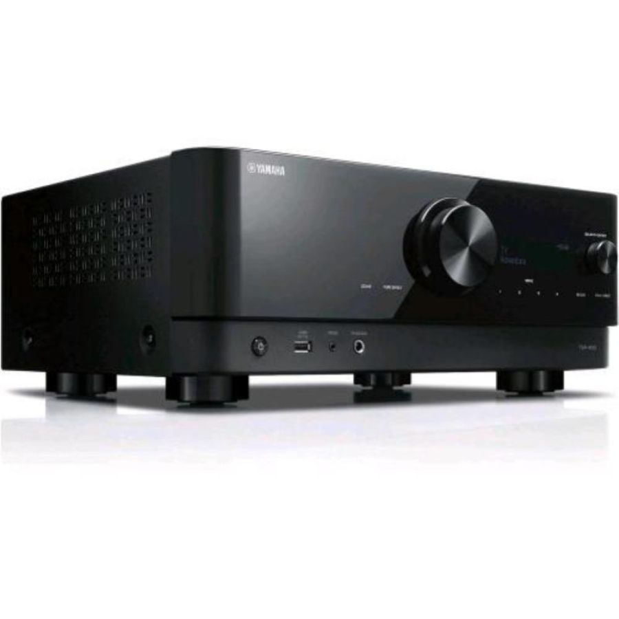 Yamaha tsr 400 sintoamplificatore audio musiccast 5.2 8k dab black