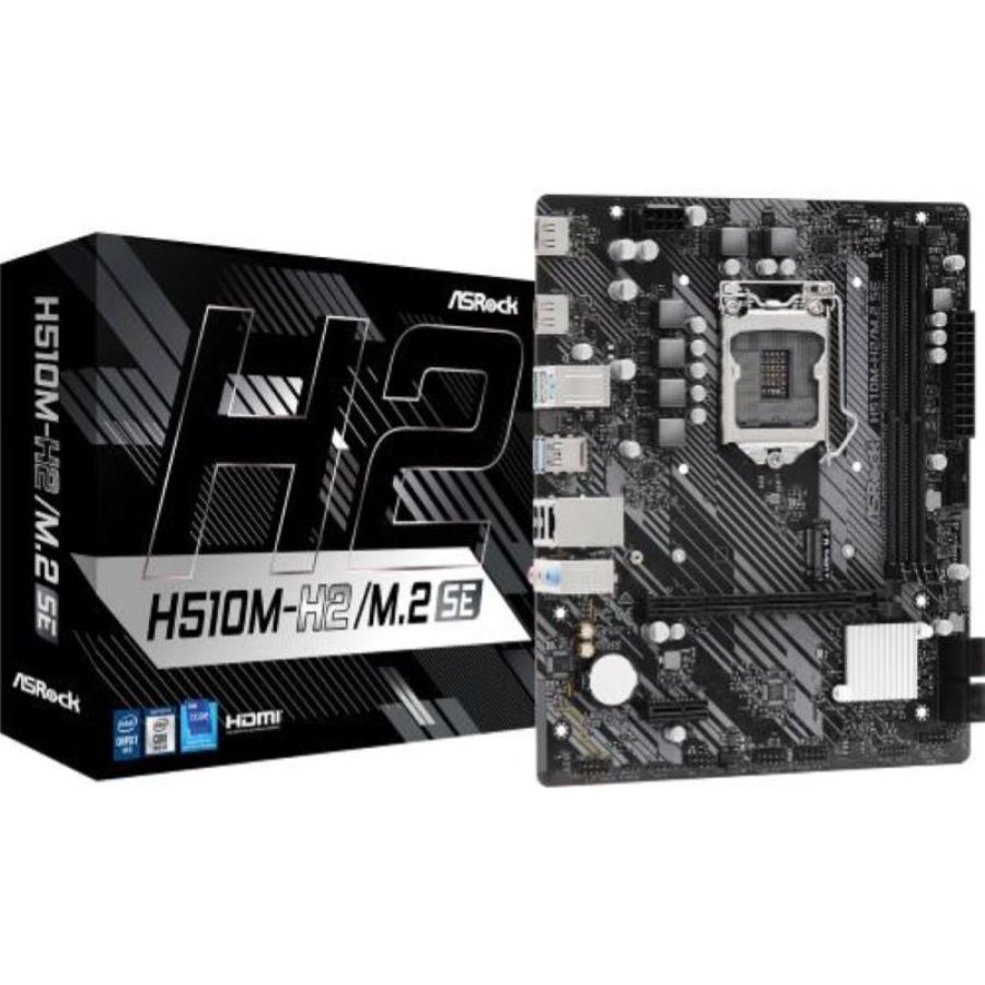 Asrock h510m-h2/m.2 se intel h470 lga 1200 (socket h5) micro atx