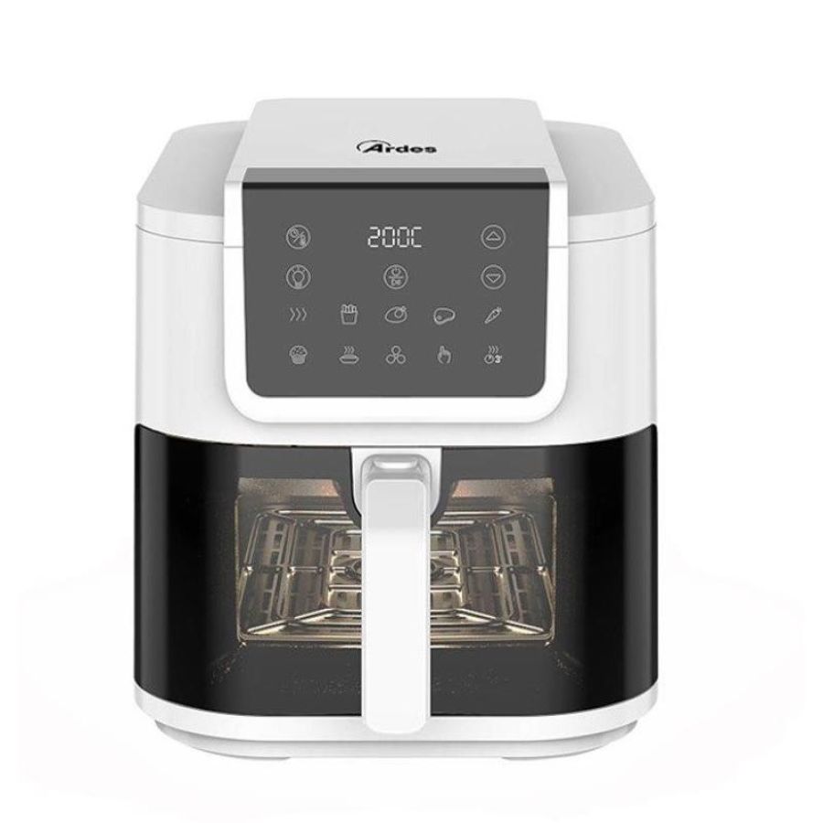 Ardes arfrya08lvw friggitrice ad aria friggisana infinity win w 8 litri bianco