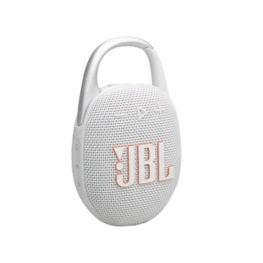 Jbl clip 5 speaker bluetooth portatile altoparlante wireless compatto moschettone integrato waterproof grigio