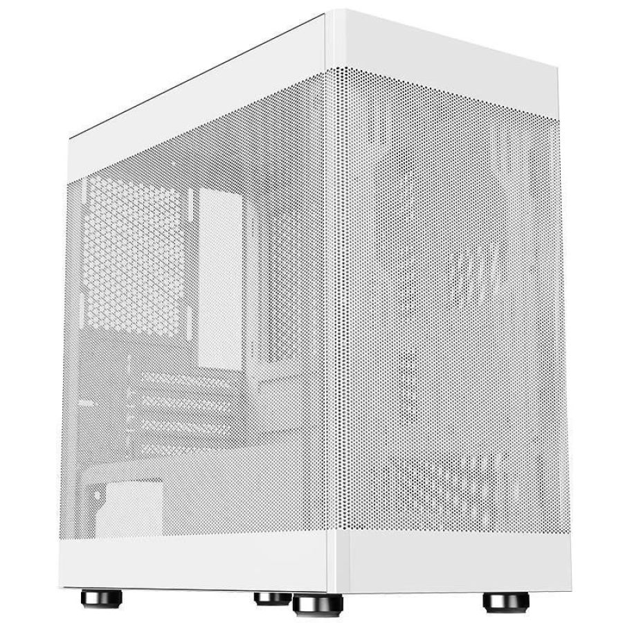Case gaming office mini tower promesh 35w - no alimentatore - bianco (itgcapm35w)
