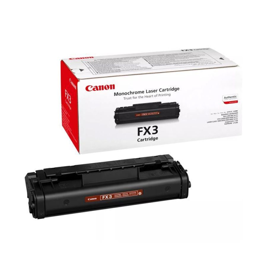 Canon fx-3 toner nero per l200/220/240/250/260/260i/280/290/295/300/350l360/multipass l60/multipass l90 2.700 pagine