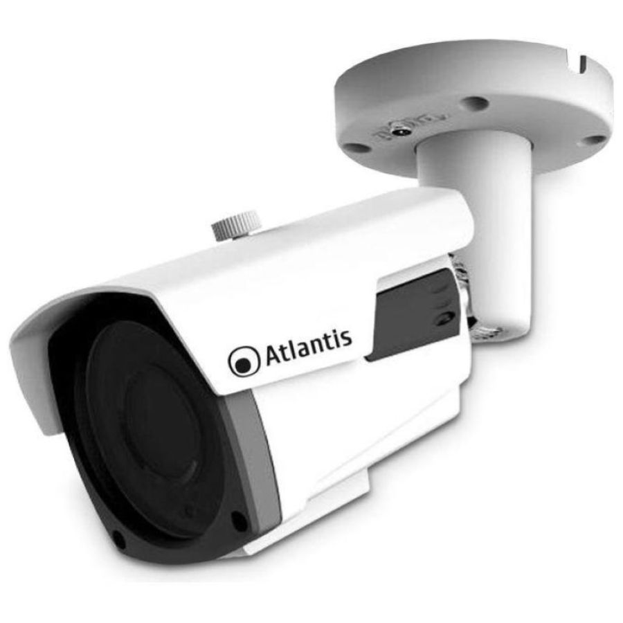 Atlantis videocamera ip atlantis supporto poe bullet bianca-3mpx