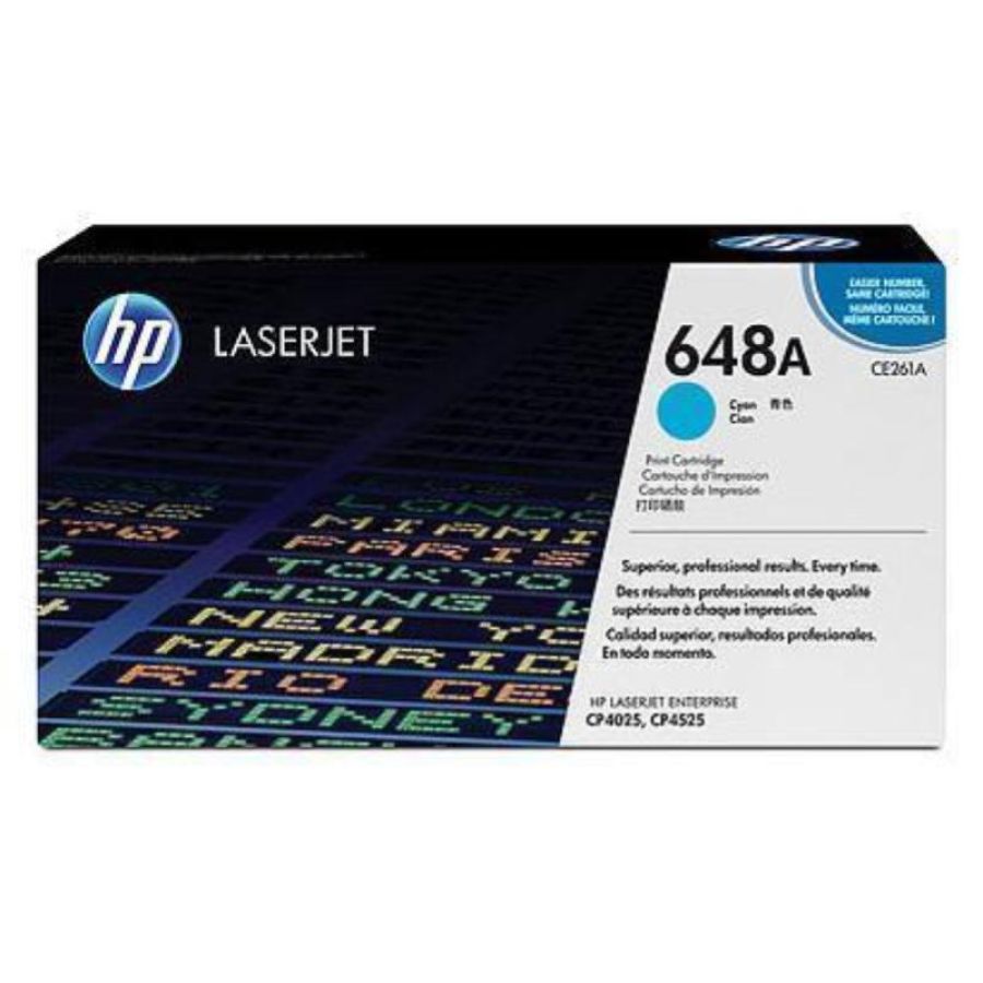 Hp 648a toner ciano per lj enterprise cp 4025-4525 11.000pg