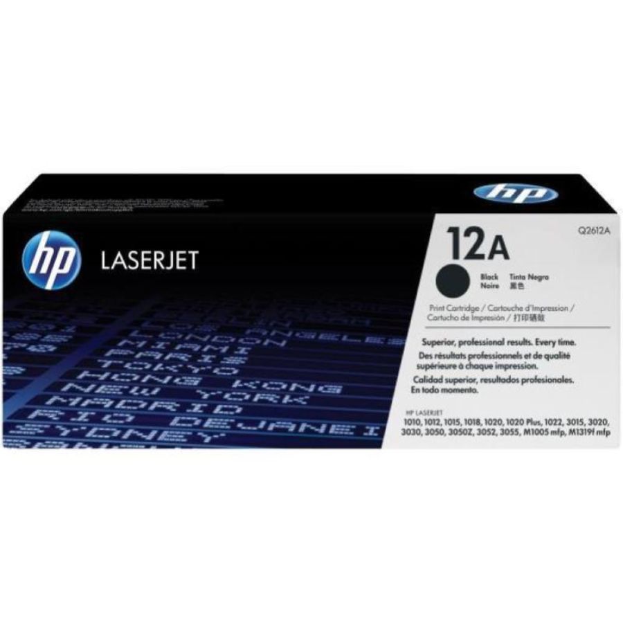Hp 12ad 2 x toner nero per stampanti hp laserjet garanzia italia (q2612ad)