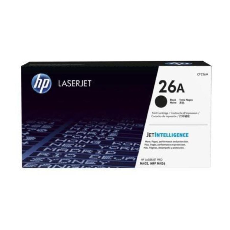 Hp 26a toner nero per stampanti laser hp 3.100 pag