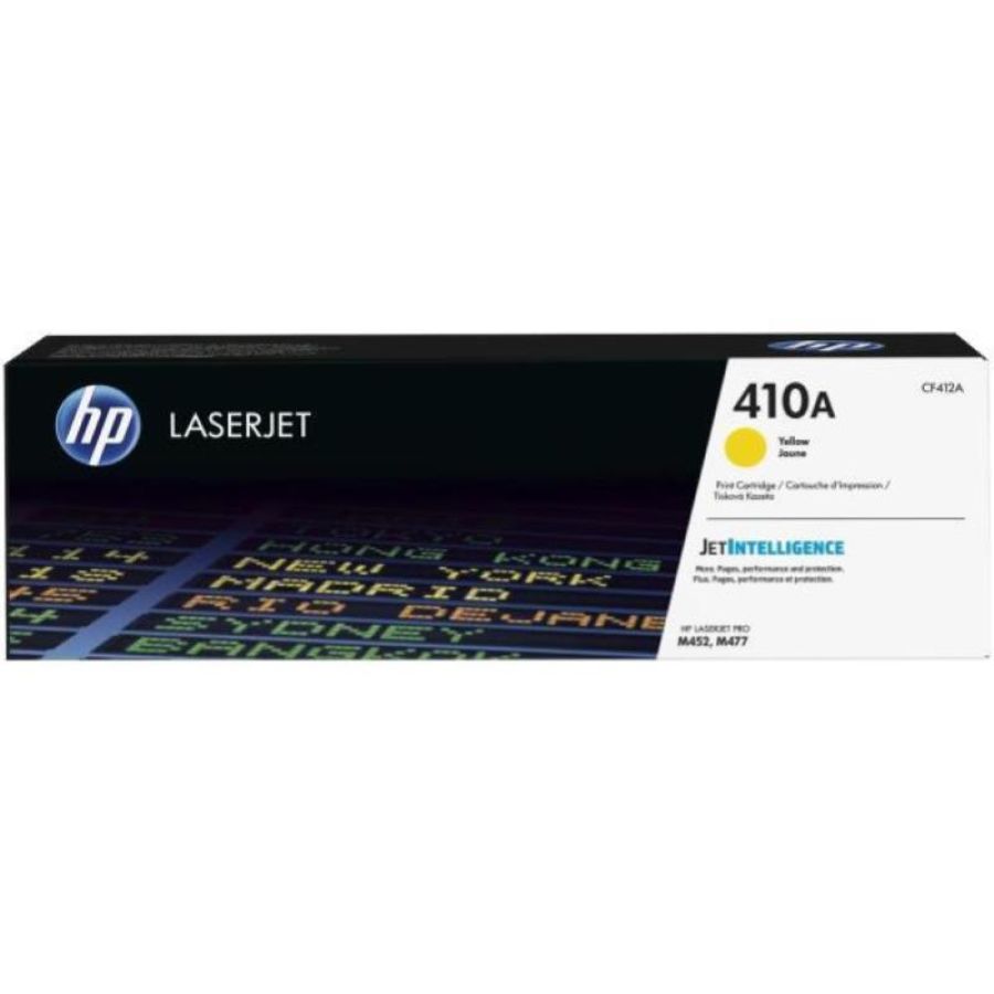 Hp 410a toner giallo per laserjet pro color m452nw/m452dn/m477fnw mfp/m477fdn mfp/m477fdw mfp 2.300 pag