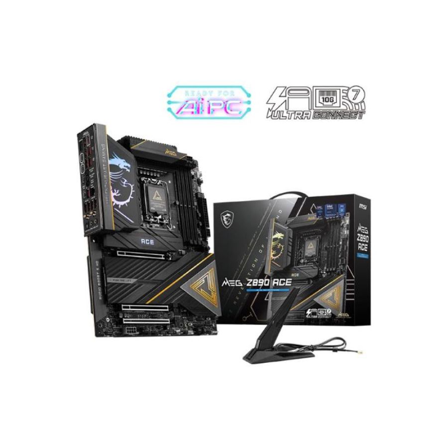 Msi meg z890 ace wi-fi 7 scheda madre intel z890 lga 1851 (socket v1) atx