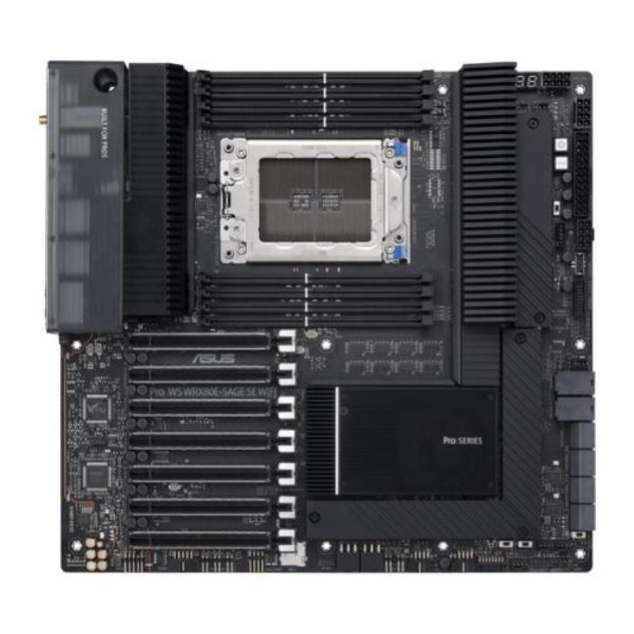 Asus wrx80e-sage se wifi amd wrx80 socket sp3 atx esteso