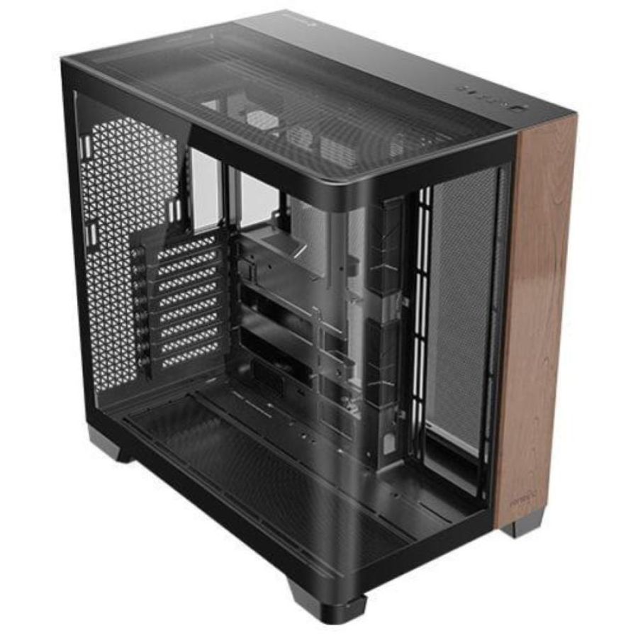 Antec c8 curve wood case full tower no-power e-atx/atx/matx/mini-itx nero