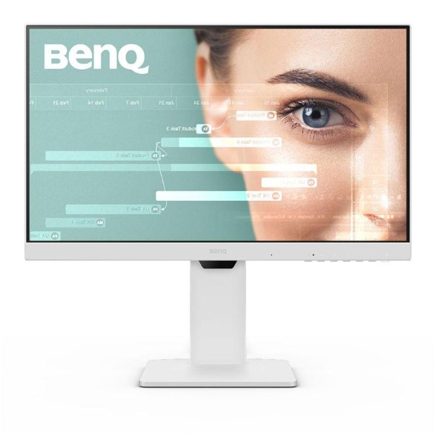 Benq gw2486tc monitor per smart working 24â?  ips 1080p fhd usb-c (65w) 100hz eye-care ergonomico hub usb refresh rate elevato 99% di srgb hdmi display port certificato tÃ?v