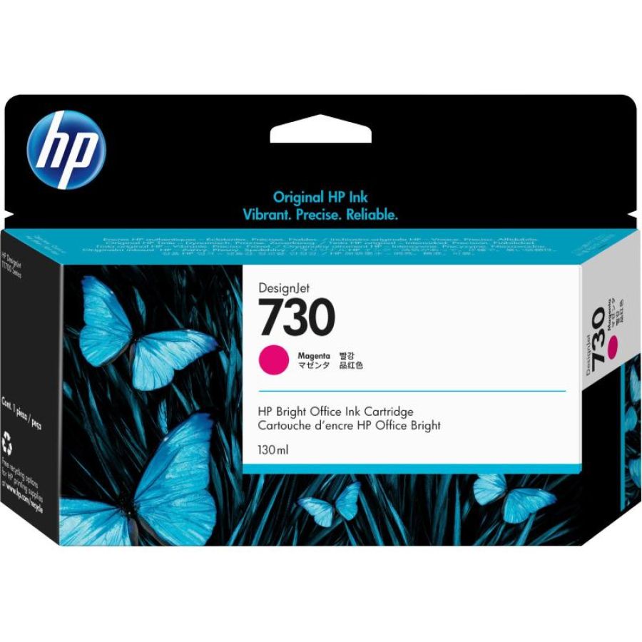 Hp 730 cartuccia ink-jet 130 ml magenta