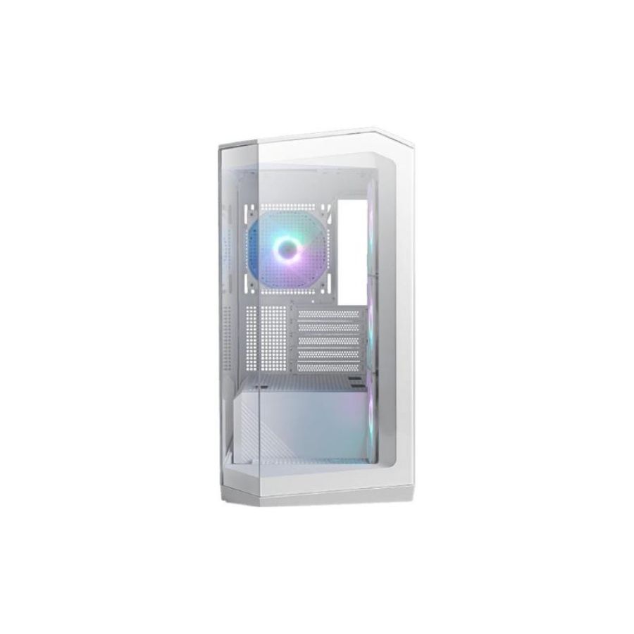 Msi mag pano m100r pz white global 1xusb 3.2 gen 1 1xusb 3.2 gen2 type-c 4x120mm argb fan argbpwm control board tempered glass