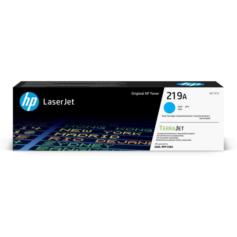 Hp toner ciano originale laserjet 219a