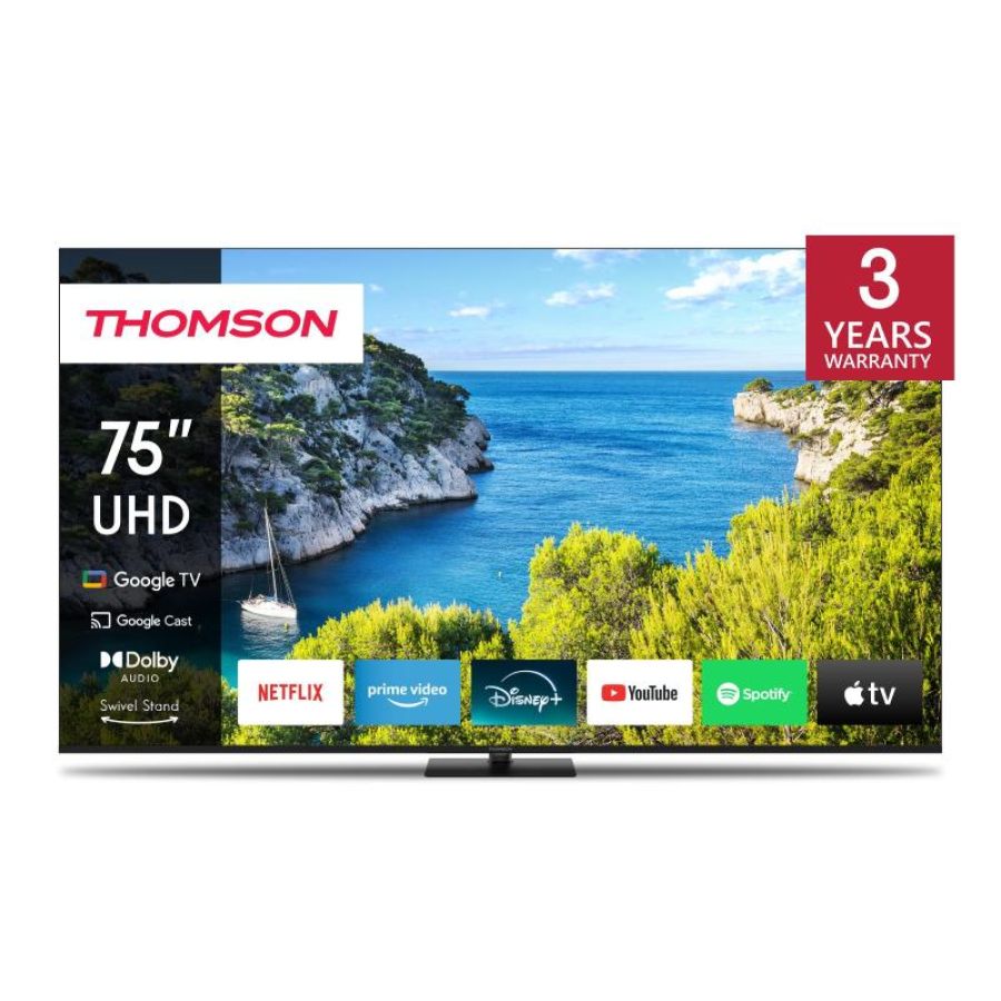 Thomson 75ug5c14 ultra hd 4k 75 pollici smart tv google tv