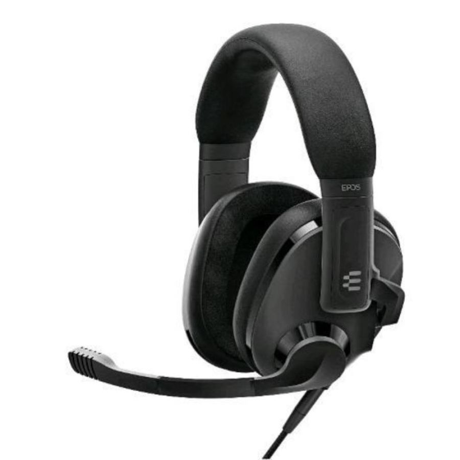 Epos h3 cuffia gaming con microfono con cancellazione del rumore regolabili compatibile con ps4 ps5 switch xbox pc mac colore nero