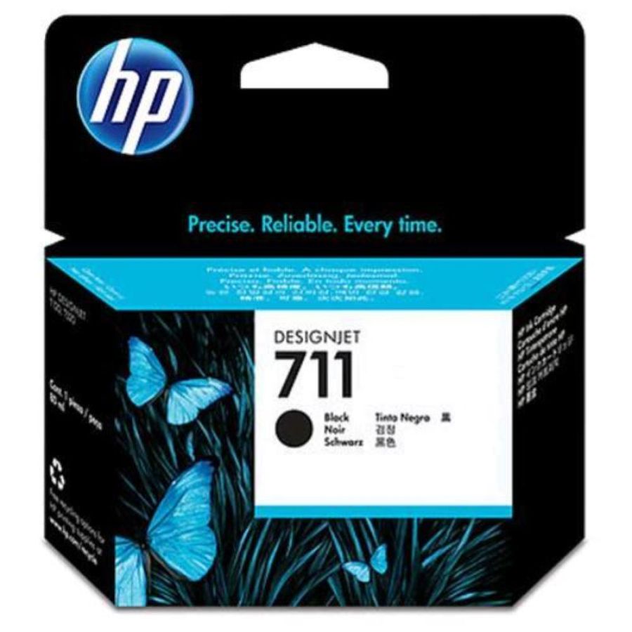 Hp 711 cartuccia nero per hp designjet t120-520 80ml