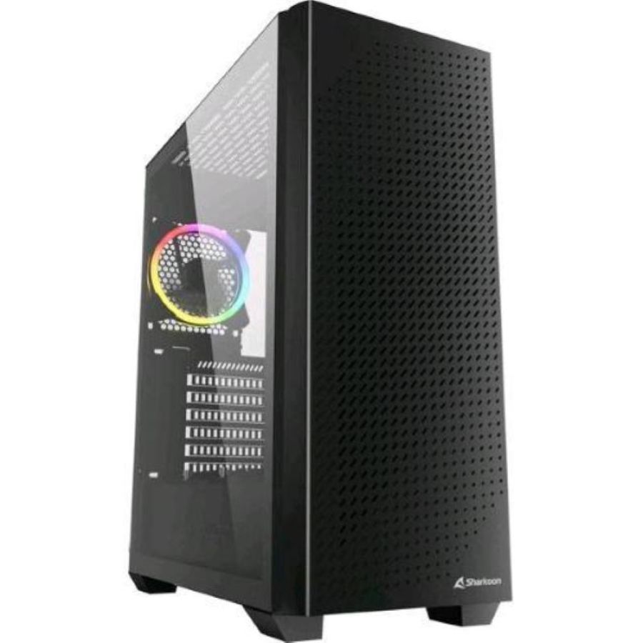 Sharkoon vs9 rgb midi atx pc case nero