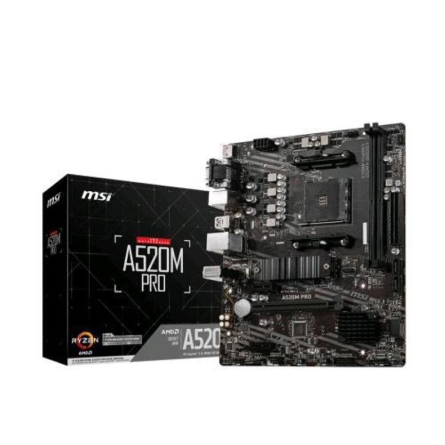 Msi a520m pro amd socket am4 motherboard
