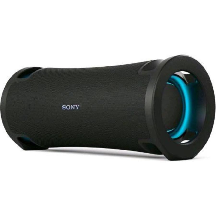 Sony ult field 7 speaker portatile wireless bluetooth con ult power sound ultimate deep bass x balanced speaker 30 ore di batteria ip67 impermeabile luci led ingresso mic/chitarra black