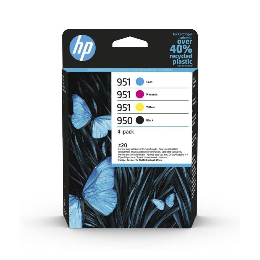 Hp 950/951 cartuccia ink-jet confezione da 4 nero + giallo+ ciano + magenta